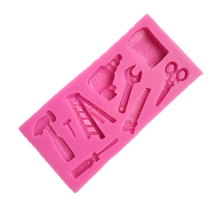 

WANYNG Cake Mould Plaster Hardware Tool DIY Mold Modeling Chocolate Wrench Mold Silicone Cake Cake Mould silicone mold Red