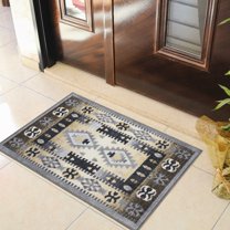 BNM Bohemian Diamond Indoor Area Rug, 2' x 3', Blue