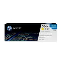 HP 304A Yellow Original LaserJet Toner Cartridge, ~2,800 pages, CC532A