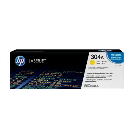 UPC: 0883585301515 | HP 304A (CC532A) Toner Cartridge  Yellow