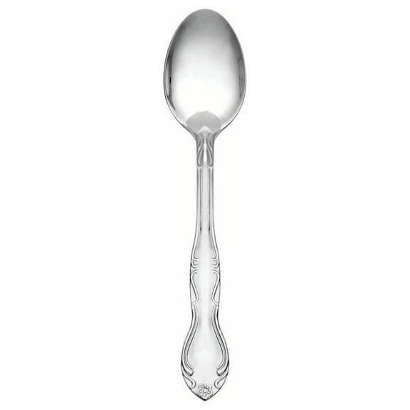 Excellante Flatware-Sunflower stainless steel demitasse spoon bright finish, comes in dozen