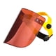 thumbnail image 5 of Protector facial con visera ajustable y banda para la cabeza para soldar y recortar Marrón, 5 of 9