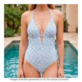 thumbnail image 4 of Traje de Baño Ocean Pacific para Mujer Tirantes Elástico Azul Talla EG, 4 of 4