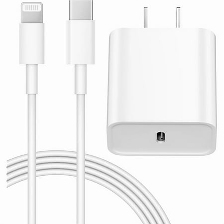 xining iPhone 14 13 12 Charger Fast Charging 20W PD USB C Wall Charger with 6FT Fast Charging Cable Compatible iPhone 14/13/12/11/Pro/Pro Max/Mini/Xs Max/XR/X, iPad