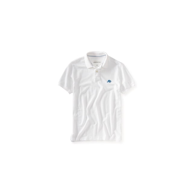 Polo de Rugby Aeropostale A87 SS Hombre Color Blanco Mediano