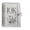 F002- Clear (Distinct Design B), variant on 7.5X5.3 in Compact Cash Folder, Cash Stuffing Binder, Money Holder for Cash, Challenge, Mini 3 Ring Binder Designed for 12 Month Cash Envelope Management and Easy Personal Budget