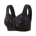 thumbnail image 6 of Daisy Bras for Women No Underwire Front Closure Comfort Senior Wireless Snap Closing Bra, 6 of 9