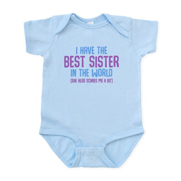 CafePress - I Have The Best Sister In The Baby Light Bodysuit - Baby Light Bodysuit, Size Newborn - 24 Months