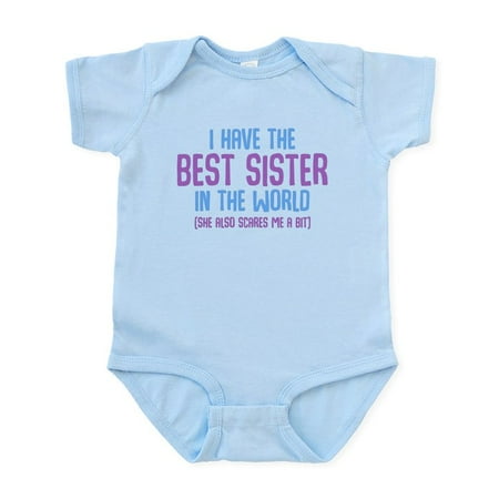 

CafePress - I Have The Best Sister In The Baby Light Bodysuit - Baby Light Bodysuit Size Newborn - 24 Months