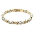 thumbnail image 2 of Cubic-zirconia Magnetotherapy Bracelet For Women, 2 of 5