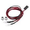 thumbnail image 2 of YLSHRF RC LED Light, RC LED Lamp Plastic Rc Accessory Led Light RC Truck Taillight, 5mm White Light For WPL 1631 RC Truck, 2 of 8