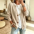 thumbnail image 5 of cocolona Womens Sweater Cardigan Long Sleeve Crew Neck Fall Sweater Open Front Casual Loose Cardigan Tops, 5 of 5