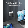 thumbnail image 4 of Entronix 50W Wall Charger – Dual USB-C & USB-A Fast Charging Plug, 4 of 5
