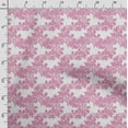 thumbnail image 3 of Soimoi Leaves Print,Cotton Cambric, Quilting Fabric Sold by The Yard 42 Inch Wide, Medium Weight Cotton Fabric, SewingSupplies,Rose Pink, 3 of 5