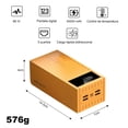thumbnail image 5 of Power Bank Pila Batería Recargable Kimhi Carga Super Rapida 60000mah Pd20w Portatil Color Amarillo Con 4 Puertos Usb Y 1 Tipo C Bidireccional Cargador Para Celular Tablet Banco De Energia Pantalla Led, 5 of 5