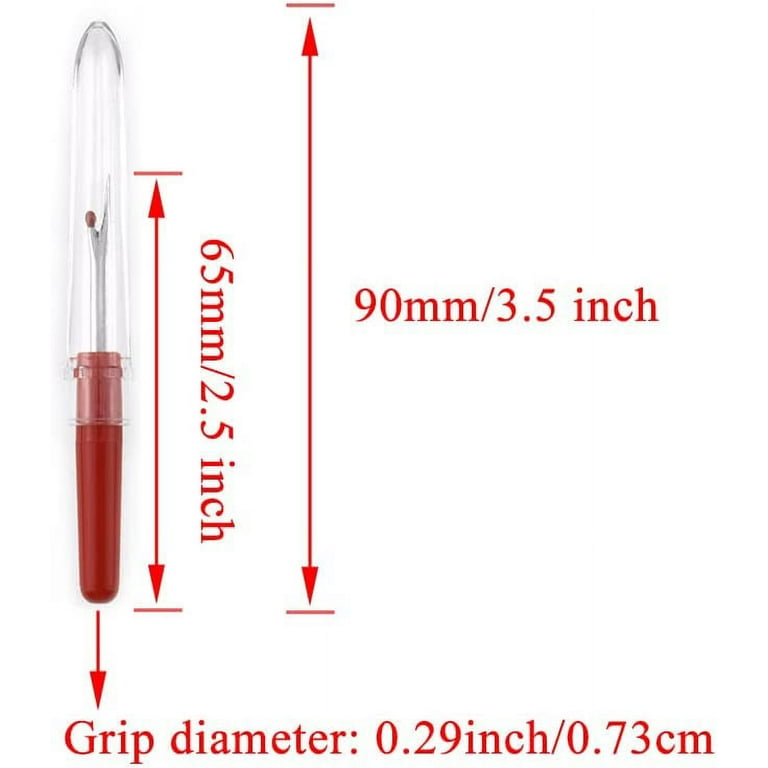 3.4Inches 7PCs Red Plastic Seam Ripper Thread Stitch Remover Tool Sewing  Stitch Cutter Thread Ripper Unpicker Sewing Accessory&Supply for Crafting