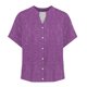 thumbnail image 4 of Camisetas Casuales de Manga Corta con Cuello en V Impreso Botón de Verano Suelto Y de Moda, 4 of 5
