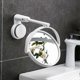thumbnail image 2 of Suction Cup Wall Mounted Bathroom Mirror Wall Hanging Makeup Mirror Double Sided 360° Adjustable Desk Mirror/, 2 of 5