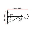 thumbnail image 2 of Hanging Plant Bracket Iron Bird Planter Hooks For Flower Baskets&Lanterns Decor For Patio Garden, 2 of 13