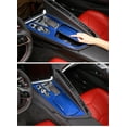 thumbnail image 4 of TINKI Carbon Fiber Center Console Panel Trim Sticker Compatible with Chevrolet Corvette C8 2020-2023, Console Storage Box Panel Cover Sticker Accessories, 2PCS, 4 of 12
