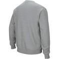thumbnail image 3 of Men's Colosseum Heather Gray Washington Huskies Arch & Logo Crew Neck Sweatshirt, 3 of 5