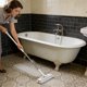 thumbnail image 5 of Cepillo de limpieza de grietas portátil con rascador, lechada desmontable y cepillo para el suelo para baldosas del baño, paredes de ducha, esquinas y huecos estrechos, 5 of 7