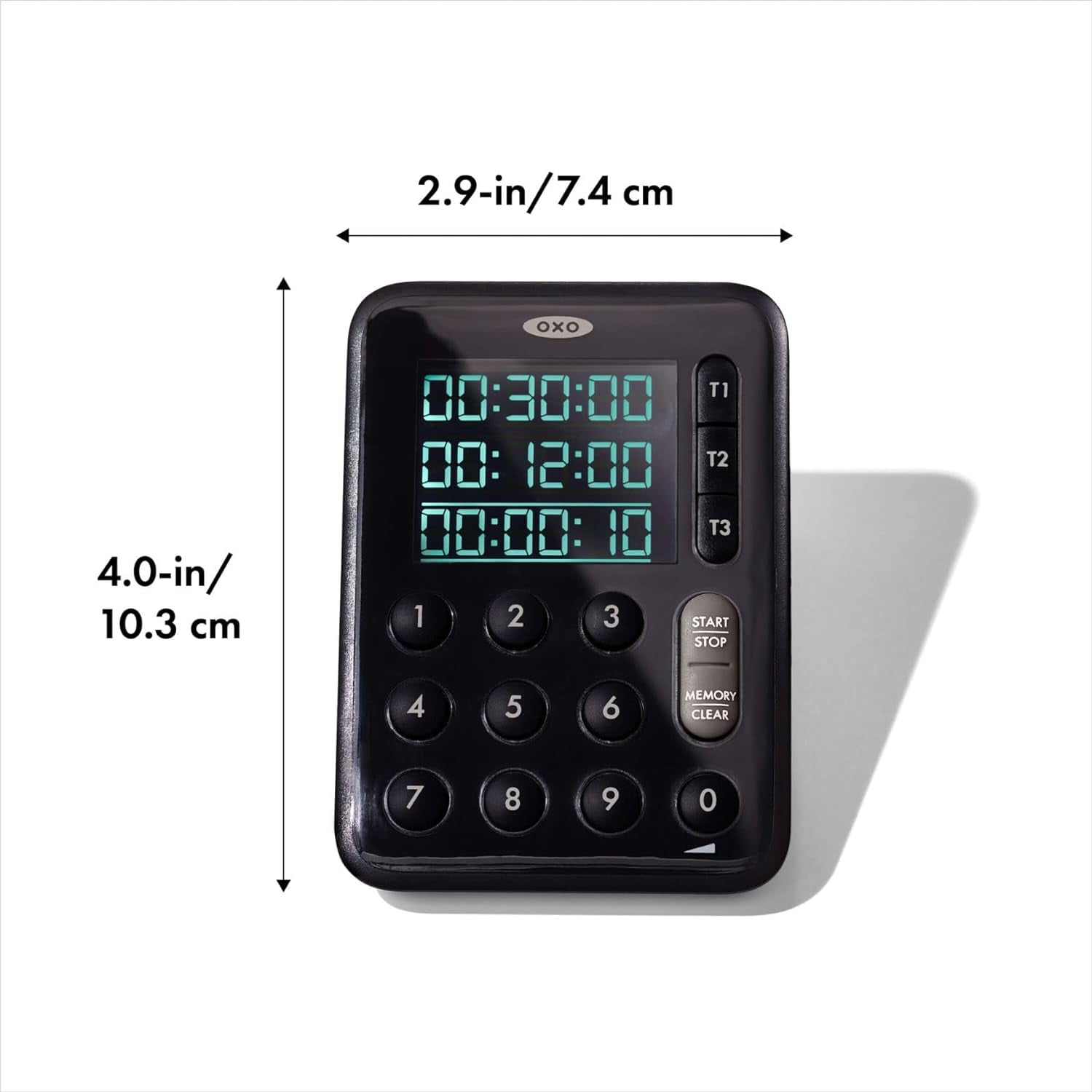OXO Good Grips Digital Triple Kitchen Timer - Black - Walmart.com