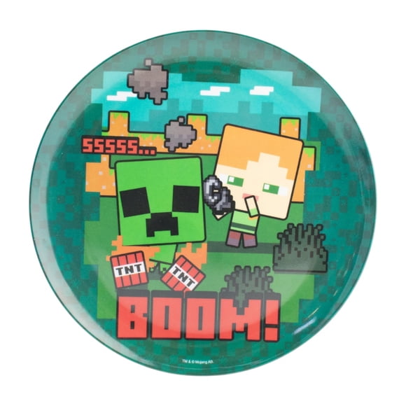 Plato Fun Kids de Melamina Minecraft