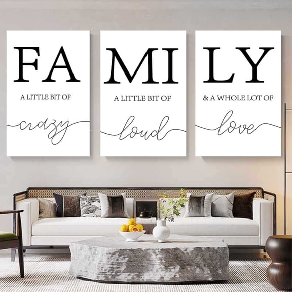Living Room Decor Canvas, Wall Art for Living Room, Canvas Wall Art, Paintings Wall Decor, Living Room Wall Decor, 3-Piece Minimalist Black White Canvas Prints for Room Decor