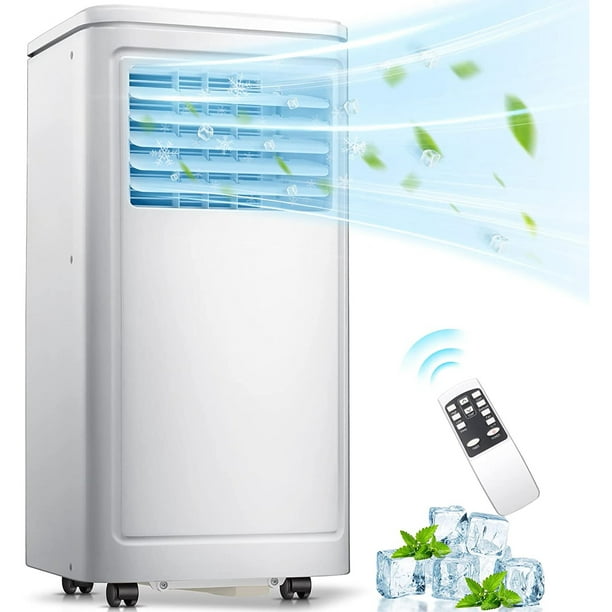 Kismile 6000 BTU (10000 BTU ASHRAE) Portable Air Conditioner, 3in1 AC