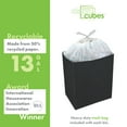 thumbnail image 5 of Clean Cubes 13-Gallon Pop-Up Trash Bins, 3-Pack, Black – Disposable, Collapsible, with Fitted Trash Bags, 5 of 7
