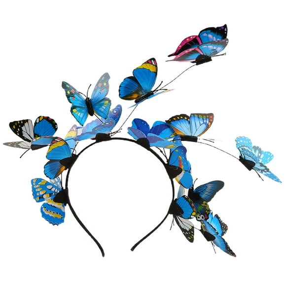TINZ Women Bride Photo Hair Hoop Hair Ornament Head Metal Cycling Headband Junk Headband Fall