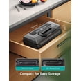 thumbnail image 3 of HiCOZY Vacuum Sealer for Food, Powerful Heat Food Sealer, Dry Moist 7-1 Multiple Automatic Modes, Easy-Lock Handle, Compact Design with 10 Vacuum Bag, 3 of 7