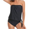thumbnail image 1 of MKLEKYY Trajes De Baño Mujer Dos Piezas Two Piece Bandeau Tankini Swimsuits For Women Loose Fit Bathing Suits Swim Tank Top With Shorts Teen Girls, 1 of 5