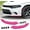 Pink, variant on YIUIY Front Bumper Lip Splitter Protector Compatible with Charger SRT Hellcat/SRT 392/Scat Pack/RT Scat Pack/GT/RT 2015-2021, Red