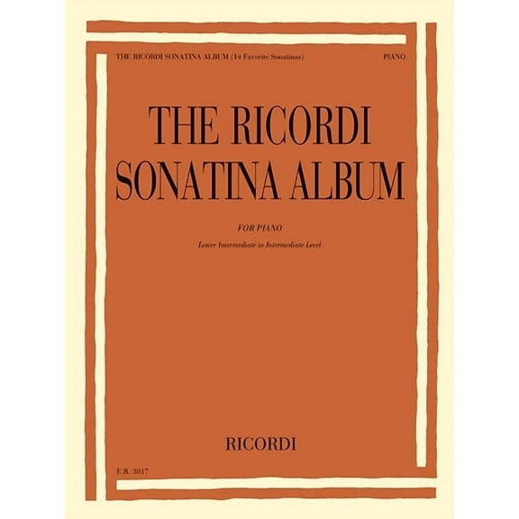 The Ricordi Sonatina Album: For Lower Intermediate to Intermediate Level Piano, (Paperback)