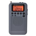 thumbnail image 3 of AM/FM Radio with LCD Display Pocket Handheld Radio Gray, 3 of 5