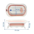 thumbnail image 4 of Bañera The Baby Shop  ultra compacta y plegable Rosa, 4 of 7