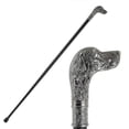 thumbnail image 1 of Bronze Dog Head Luxury Decorative Walking Stick Canes For Men Fashion Elegant Walking Cane Man Vintage Hand Walking Stick, 1 of 5