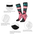thumbnail image 5 of Vsdgher Ribbon With Angel Wings Knee Socks, High Socks Long Stretchy Sock Women Knee High Stocking, Long Socks for Women, 5 of 5