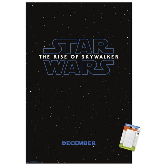 Star Wars: The Rise Of Skywalker - Logo Teaser One Sheet Wall Poster, 14.725" x 22.375"