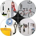 thumbnail image 5 of NICEXMAS 2 Pcs Shovel Hanger Garage Coat Hook Tool Hook Wall Hanging Wall Mount .30X6.80X3.50CM, 5 of 8