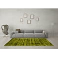 thumbnail image 3 of Ahgly Company Indoor Rectangle Abstract Yellow Contemporary Area Rugs, 5' x 8', 3 of 4