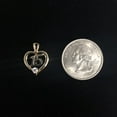 thumbnail image 4 of Ioka-14K Yellow Gold Sweet 15 Years Quinceanera Cubic Zirconia CZ Charm Pendant For Necklace or Chain, 4 of 6