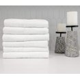 thumbnail image 2 of Lightweight Thin Bath Towels Set - 22 x 44 Inches 100% Cotton - Absorbent, Quick Dry, Commercial Use Towel - Bulk Hotel Collection Large Towels for Pool, Spa, Gym, Home (12 White), 2 of 10