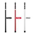 thumbnail image 4 of Red Aluminum Alloy Telescoping Tarp Pole - 4-Section Adjustable Camping Canopy Support, 2.8m Extended Length, 0.9m Retracted, 600g Lightweight, Weather-Resistant Design for Outdoor Sunshade Tents, 4 of 6