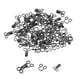 thumbnail image 1 of 100 piezas de ganchos y ojos de costura adecuados para falda, sujetador, ropa, pantalones, costura, manualidades DIY, negro oscuro, 1 of 6