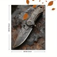 thumbnail image 3 of Qisvanset Framed Canvas Wall Art 12x16 Inch Bat Pocket Knife Novelty Gift Wall Decoration, 3 of 5