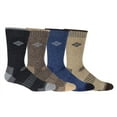 thumbnail image 5 of Columbia Mens 4 Pack Full Cushion Crew Socks Black 6-12, 5 of 9