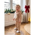 thumbnail image 6 of RUINIXCW Baby Christmas Outfits Long Sleeve Hoodie + Pants Set Reindeer Costume, 6 of 8